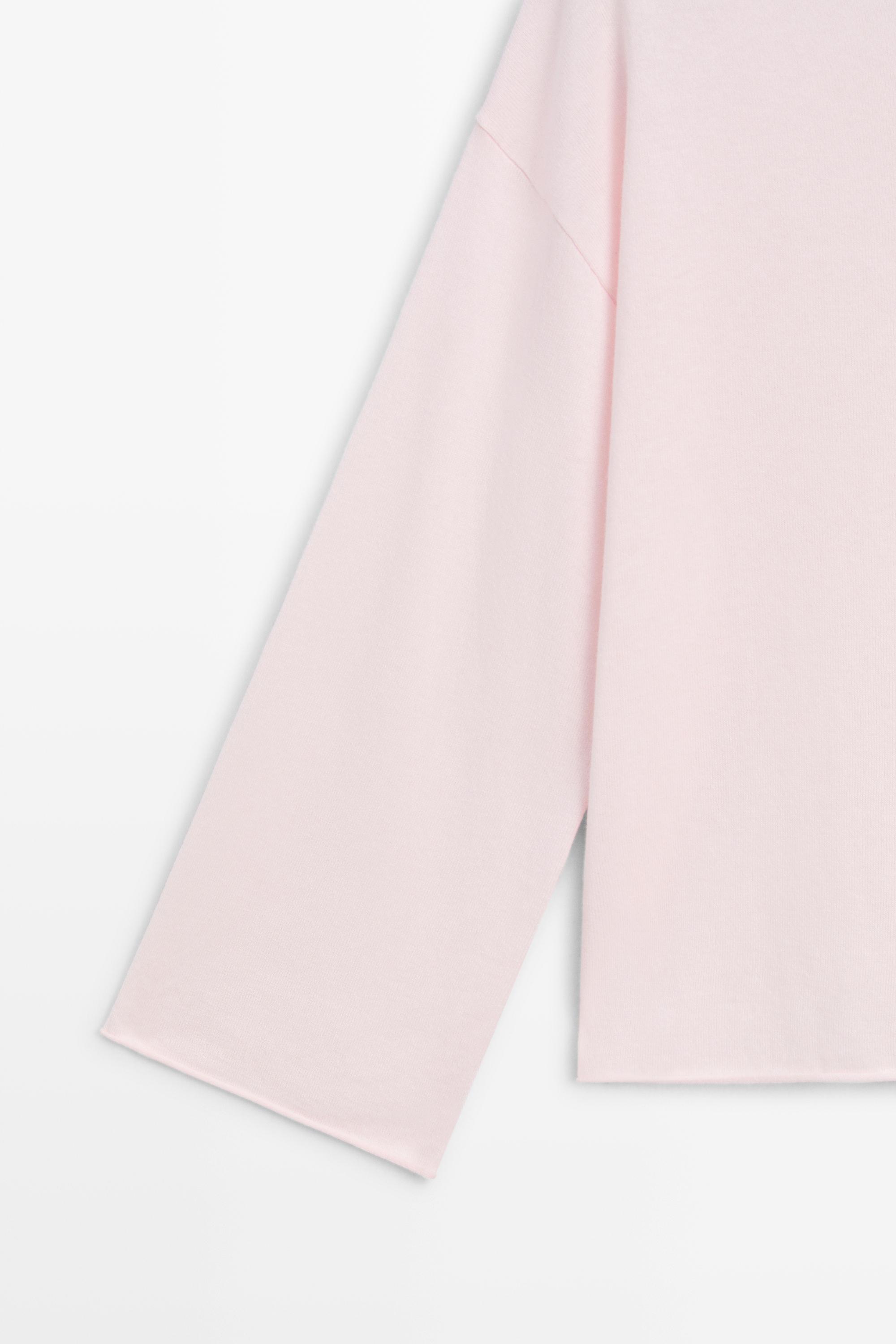 Pull-cape en maille de coton mélangé